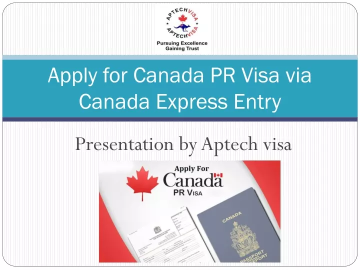 apply for canada pr visa via canada express entry