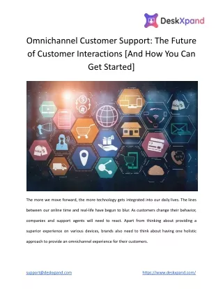 omnichannel customer support the future