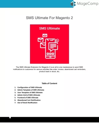 sms ultimate for magento 2