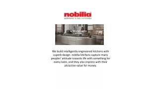Nobilia Kitchen - German Modular Kitchen Manufacturer in India