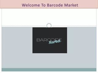 welcome to barcode market