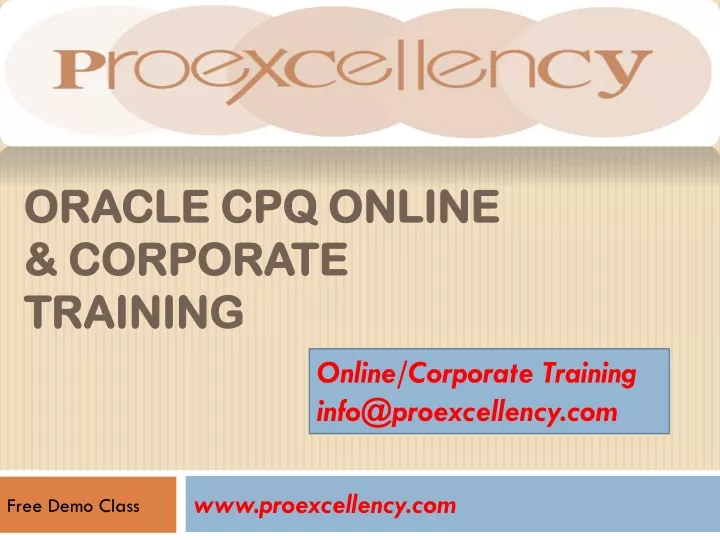 oracle cpq online corporate training