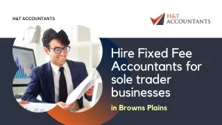 Hire Fixed Fee Accountants for sole trader businesses in Browns Plains