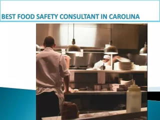 BEST FOOD SAFETY CONSULTANT IN CAROLINA