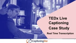 tedx live captioning case study