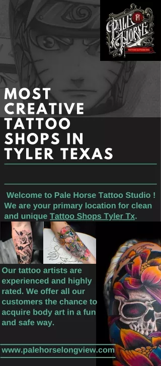 Most Creative Tattoo Shops In Tyler Texas