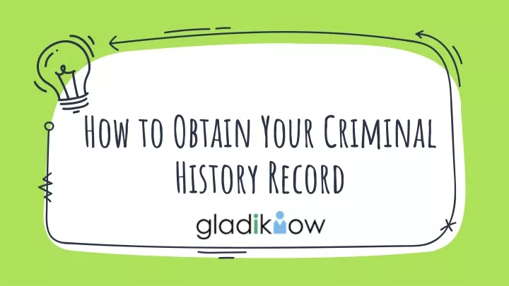 how to obtain your criminal history record