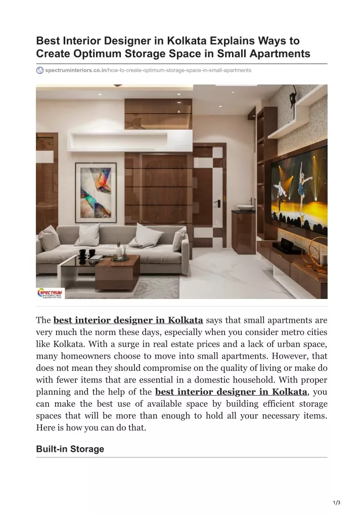 best interior designer in kolkata explains ways