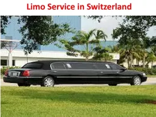 limo service in switzerland