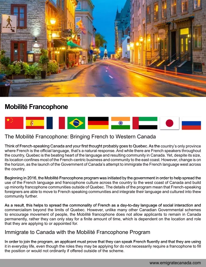 mobilit francophone