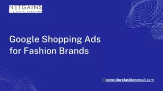 Google Shopping Ads for Fashion Brands