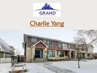 Charlie Yang: Real Estate Brokerage Company in Calgary