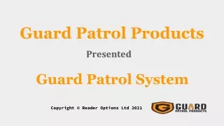 guard patrol products