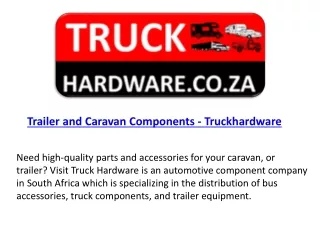 Trailer and Caravan Components - Truckhardware