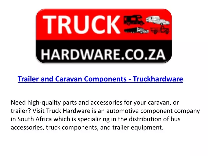 trailer and caravan components truckhardware