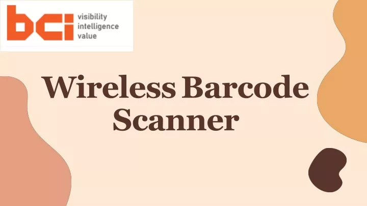 wireless barcode scanner