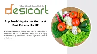 Buy Fresh Vegetables Online at Best Price in the UK