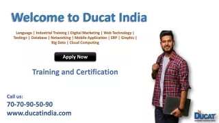 welcome to ducat india