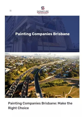 Painting companies Brisbane