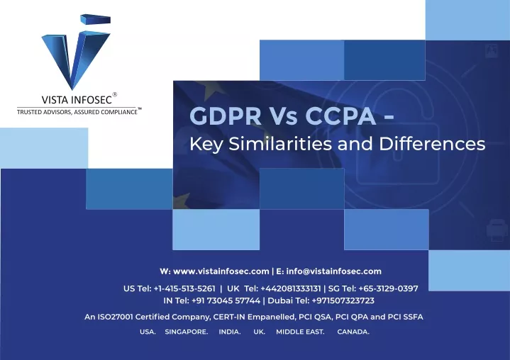 PPT - GDPR Vs CCPA - Brochure_compressed (1) PowerPoint Presentation ...