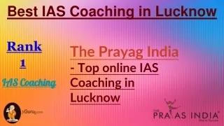 IAS Coaching in Lucknow