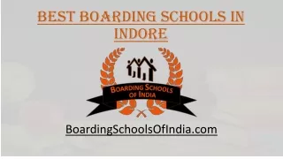 Best Boarding Schools in Indore | Boarding Schools of India