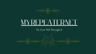 myrepeater net fix your wifi through it