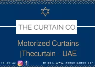 Motorized Curtains  Thecurtain - UAE-