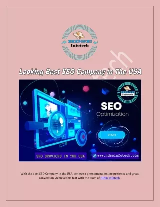 Looking Best SEO Company in The USA