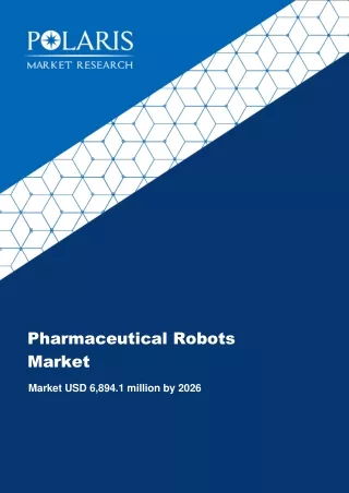 pharmaceutical robots market