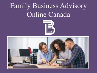 Family Business Advisory Online Canada