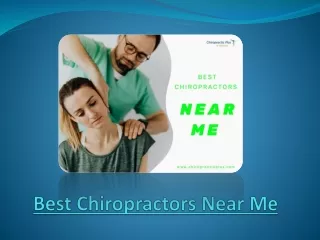 Start Your Manual Therapy With The Best Chiropractors Near Me