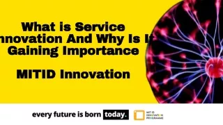 what is service innovation and why is it gaining