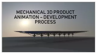 Mechanical 3D Product Animation – Development Process