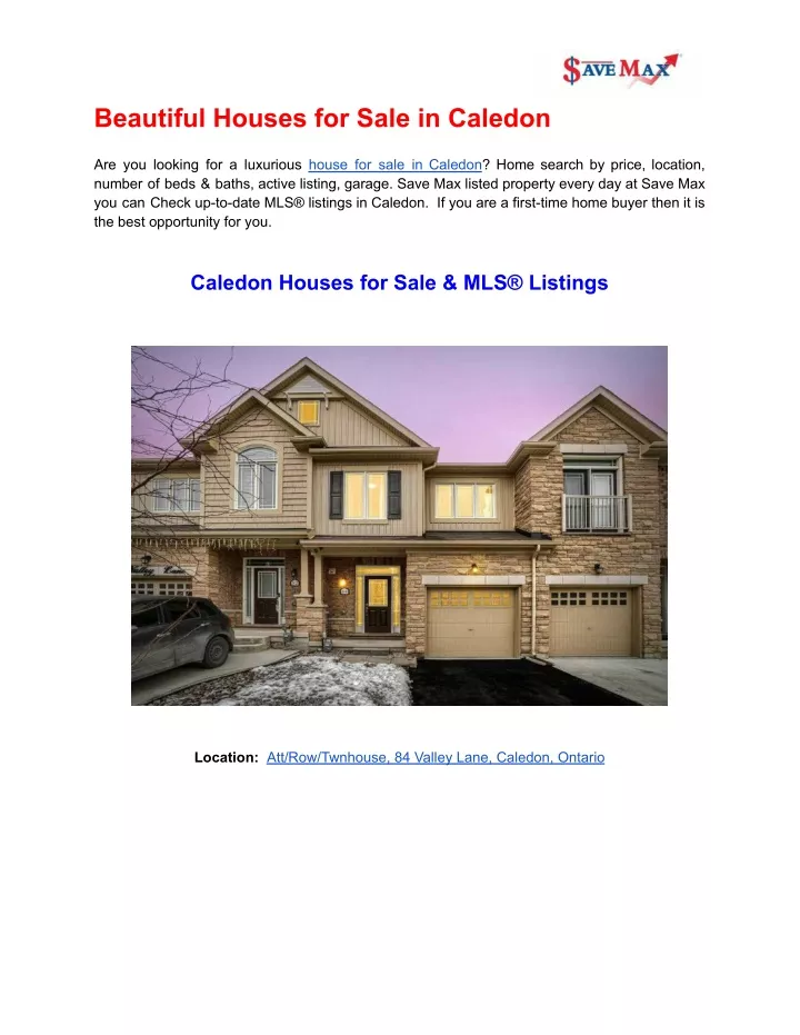 beautiful houses for sale in caledon