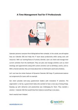 a time management tool for it professionals