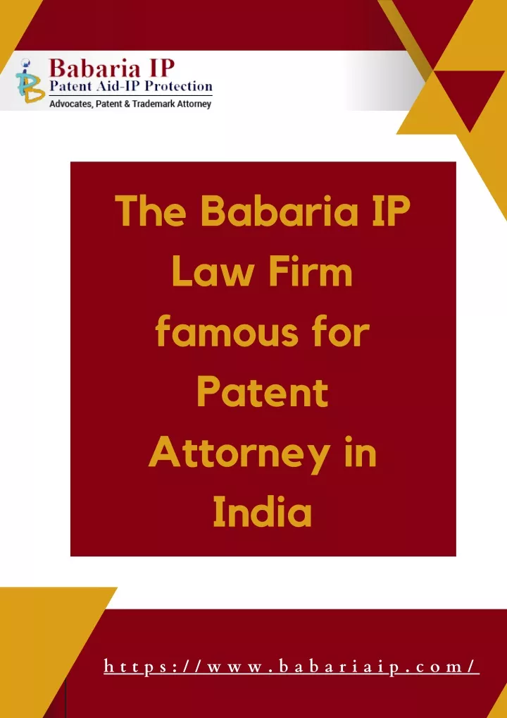 the babaria ip law firm famous for patent