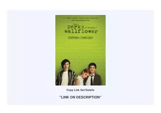 Read and download The Perks of Being a Wallflower Full
