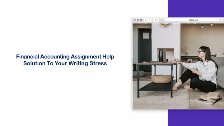 financial accounting assignment help solution