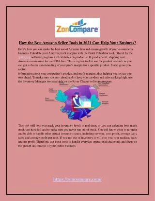 Sellerapp Review 2021 | Pricing | Features - Zon Compare