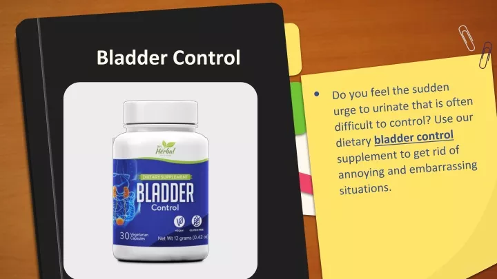 bladder control