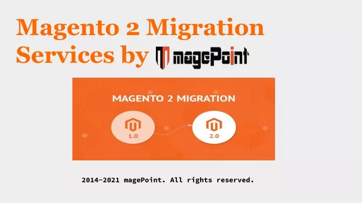 magento 2 migration services by
