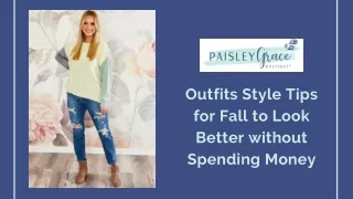 Document - Outfits Style Tips for Fall to Look Better without Spending Money