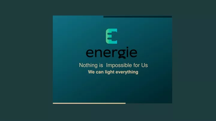 nothing is impossible for us we can light