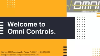 welcome to omni controls