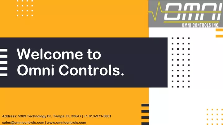 welcome to omni controls