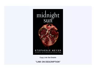 epub download Midnight Sun (The Twilight Saga, #5) Full