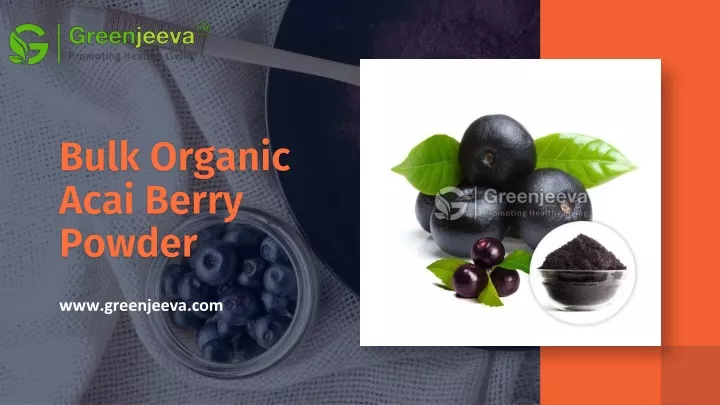 bulk organic acai berry powder