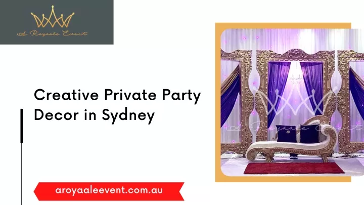creative private party decor in sydney