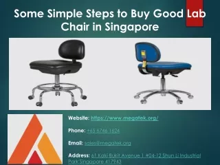 Some Simple Steps to Buy Good Lab Chair in Singapore